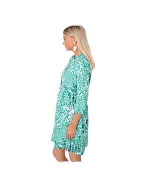 Tuckernuck Green Floral Midi Dress